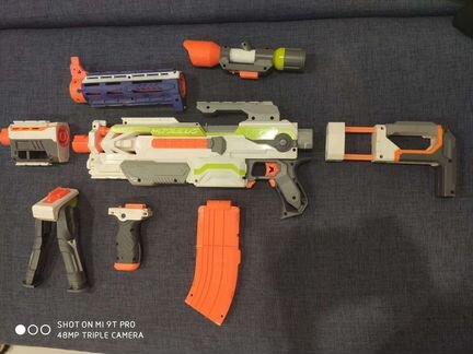 Nerf Moduls бластер на батарейках с набором модуле