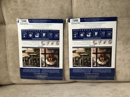 Стикер на окна снежинки