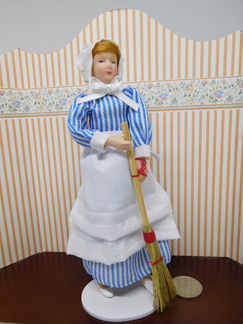 Горничная, служанка для кукольного дома 1к12