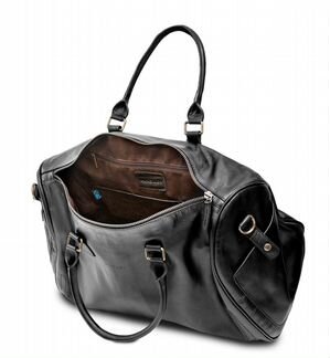 Кожаная дорожная сумка Hadley Lanfort Black