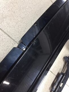 Х6М Е71 BMW накладка заднего бампера