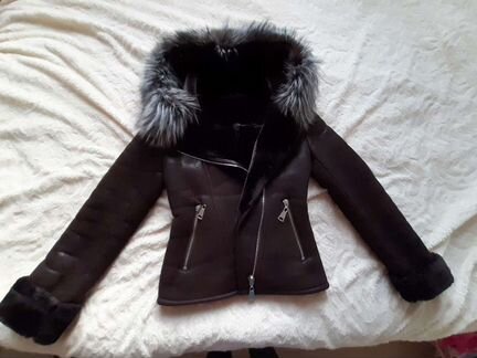 Дублёнка размер S-M