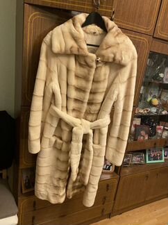 Шуба норковая 46-48 Лаванда