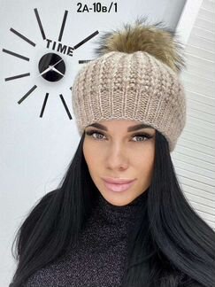 Берет женский мех