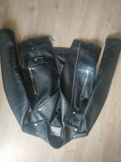 Тренч мужской. Кожаная мужская куртка Zara