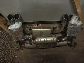 Глушитель оригинал Bmw X5 X6 F86 F85 X5M X6M