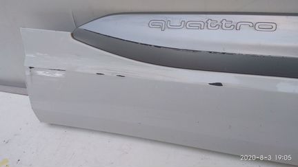 Накладка двери задняя правая Quattro Audi Q7 4M