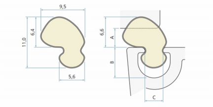 Уплотнитель для окон пвх пластиковых и деревянных