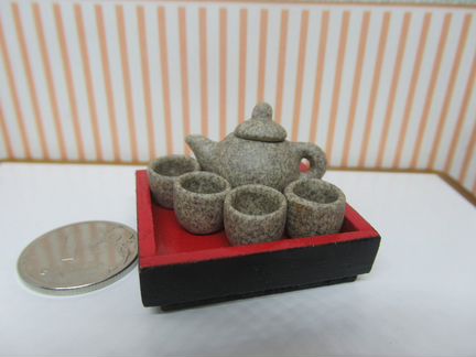 Чайный набор для кукол 1к12, Бабби. фарфор