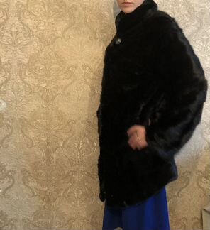 Шуба норковая поперечная рубашка