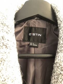 Пальто серое теплое Ostin