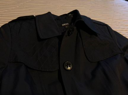 Утепленный плащ dkny, новый