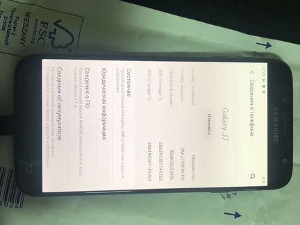 Телефон samsung galaxy j7 2017