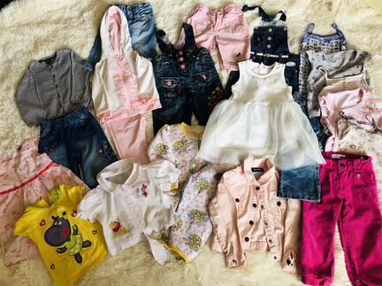 Пакет фирменной одежды на девочку 86-92