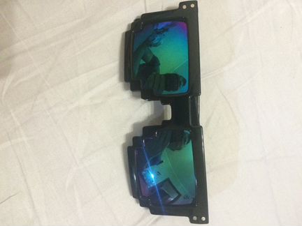 Очки в стиле Minecraft