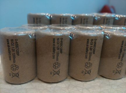 NiCd accum батарея акб ET D-SC1800HP 1.2В 1800мАч