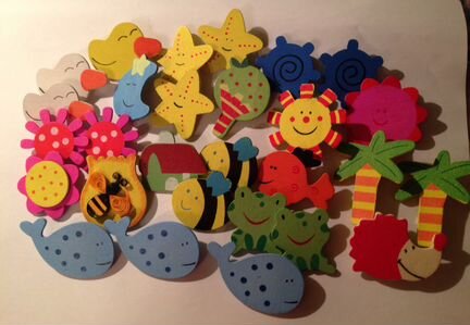 Брошки деревянные handmade