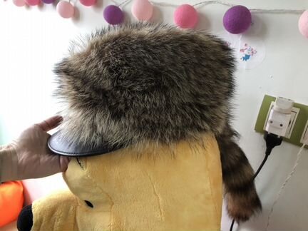 Шапка Frankie Morello мех енота