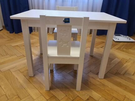 Стол стул детский Икея Сундвик Криттер