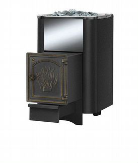 Чугунная печь везувий Сенсация 16 Антрацит (дт-4)