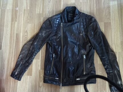 Allsaints куртка кожаная