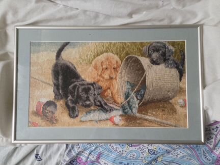 Картина вышивка 