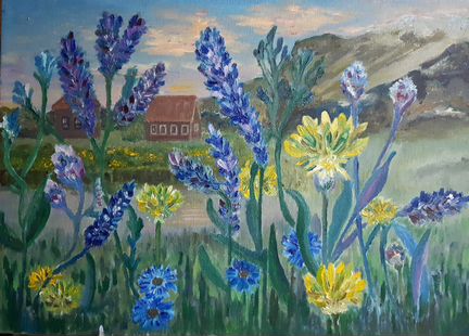 Картина маслом на холсте 