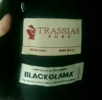 Шуба норковая черная