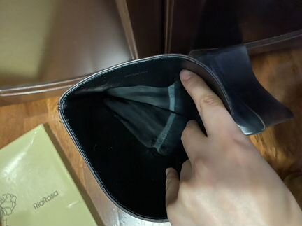 Сапоги кожанные