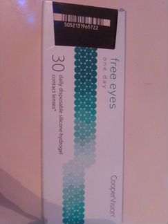 Ежедневные контактные линзы -1,5 Free eyes - новые