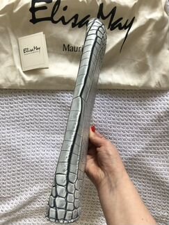 Клатч сумка из кожи крокодила elisa may