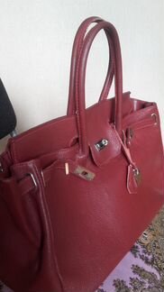 Сумка Италия Кожа (Бордо)