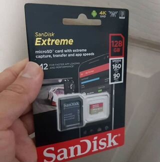 Карты памяти SanDisk 64, 128, 256 Гб MicroSD