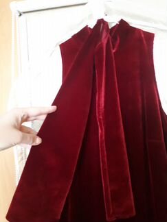 Платье бархатное 48р