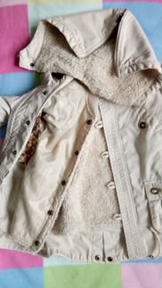 Pepe Jeans London парка с мехом, 6 лет, 110