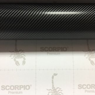 Пленка карбон 4D черный Scorpio Premium