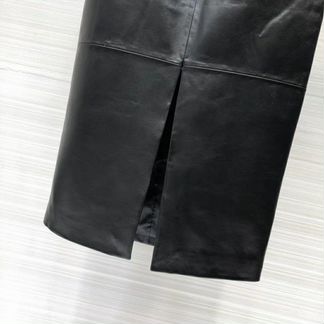 Юбка кожаная Fendi
