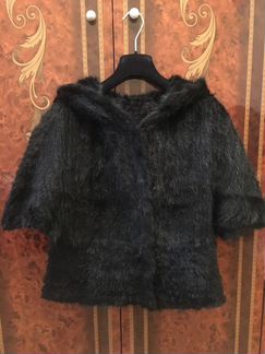Жилетка вязанная норка