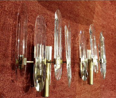 Пара бра Gaetano Sciolari Италия 1970-е