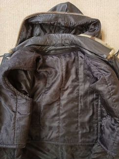 Кожаная куртка утепленная