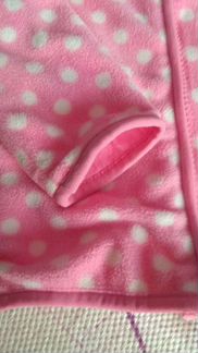 Кофта флисовая и брючки для девочки 80 см