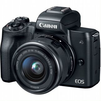 Фотоаппарат Canon EOS M50 Kit 15-45 IS STM Чёрный