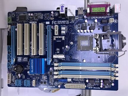 GA-P75-D3 lga1155 в комплекте под разгон