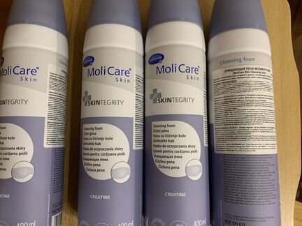Пена для мытья лежачих больных MoliCare Skin