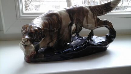 Охотничья собака с дичью, СССР