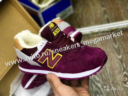 Кроссовки Зимние с Мехом Balanc 574 (36-40)