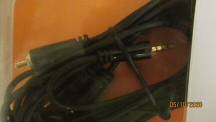 Кабель 3 rca - 4 jack 3 метра, тюльпан - 4 джек