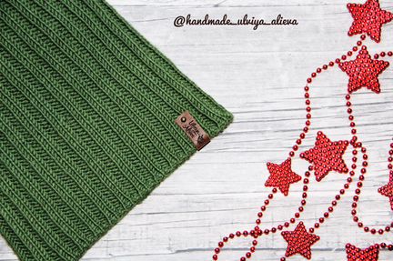 Шапка бини (ручная вязка)