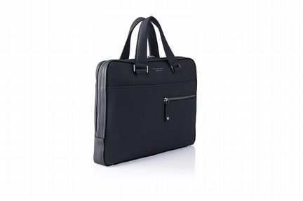 Сшита в Италии. Сумка Piquadro CA4098W86, синяя