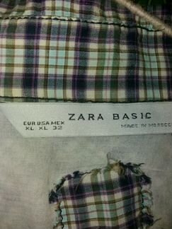 Рубашка женская zara, разм. XL